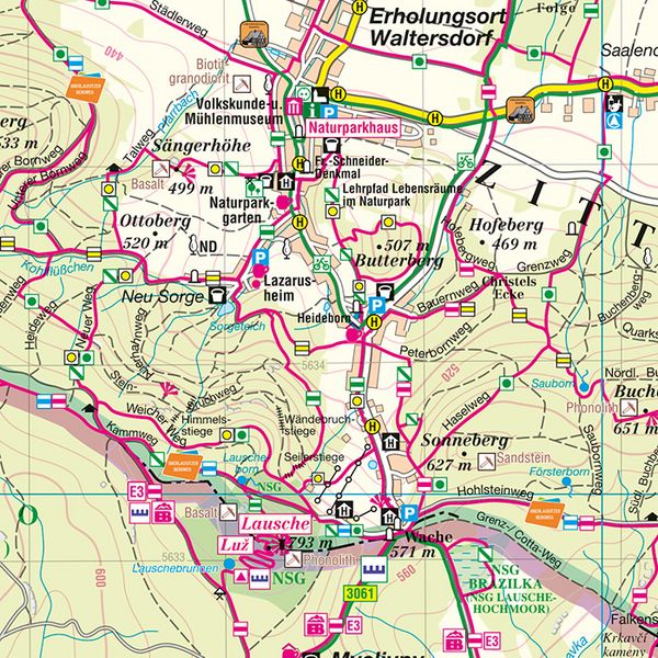 Produktbild: Naturpark Zittauer Gebirge - Luzicke Hory (Lausitzer Gebirge)