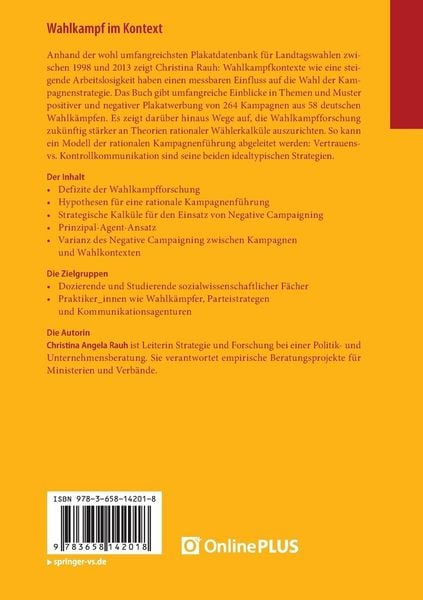 Produktbild: Wahlkampf im Kontext