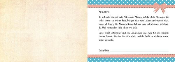Produktbild: Was ich an dir liebe &ndash; 12 pers&ouml;nliche Gutscheine f&uuml;r dich