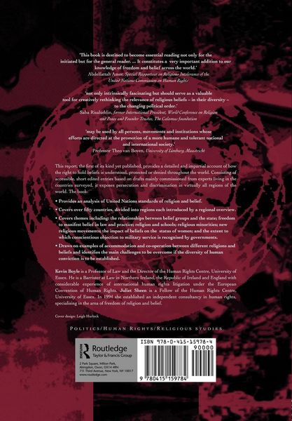 Produktbild: Freedom of Religion and Belief