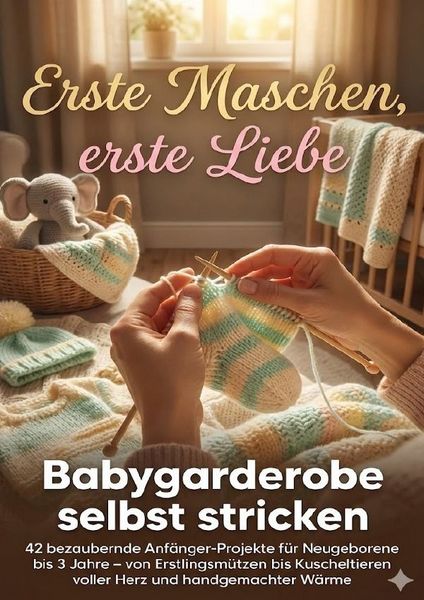 Produktbild: Erste Maschen, erste Liebe: Babygarderobe selbst stricken