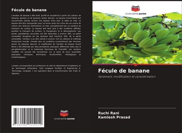 Produktbild: F&eacute;cule de banane