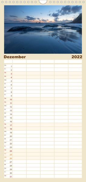 Produktbild: Familienplaner Naturfotografie (Wandkalender 2022 , 21 cm x 45 cm, hoch)