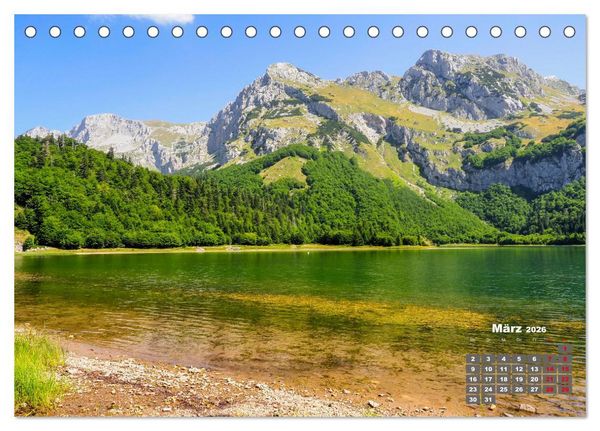 Produktbild: Sutjeska-Nationalpark (Tischkalender 2026 DIN A5 quer), CALVENDO Monatskalender