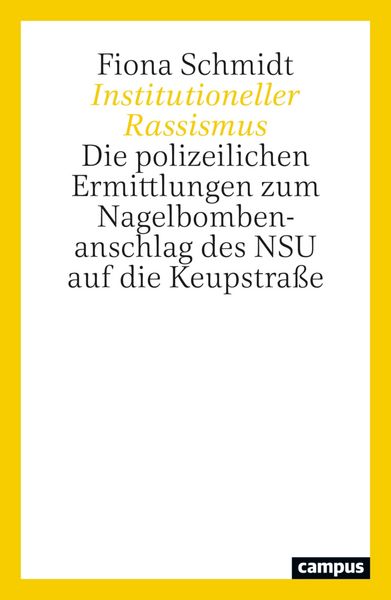 Produktbild: Institutioneller Rassismus