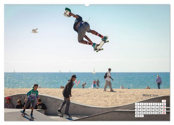 Produktbild: Skater. Skateboarding-Impressionen (hochwertiger Premium Wandkalender 2026 DIN A2 quer), Kunstdruck in Hochglanz