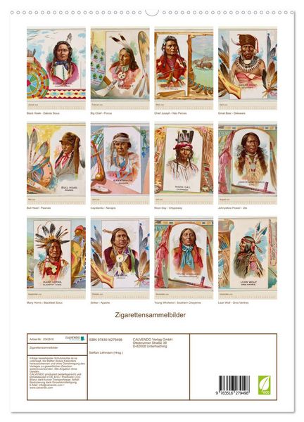 Produktbild: Zigarettensammelbilder (hochwertiger Premium Wandkalender 2026 DIN A2 hoch), Kunstdruck in Hochglanz