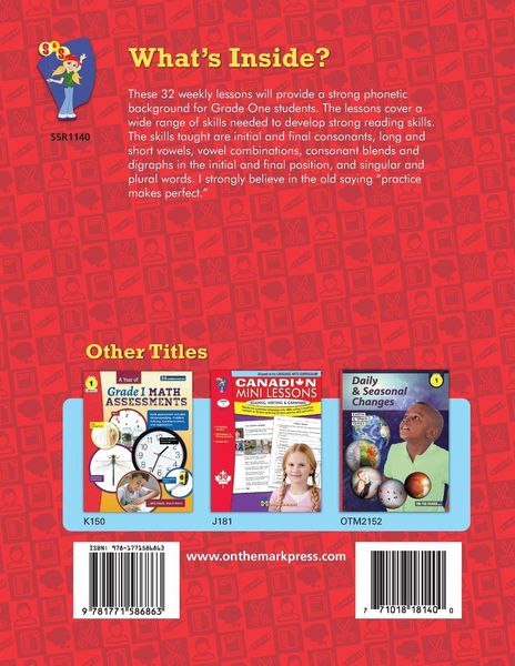 Produktbild: Canadian Grade 1 Daily Phonics
