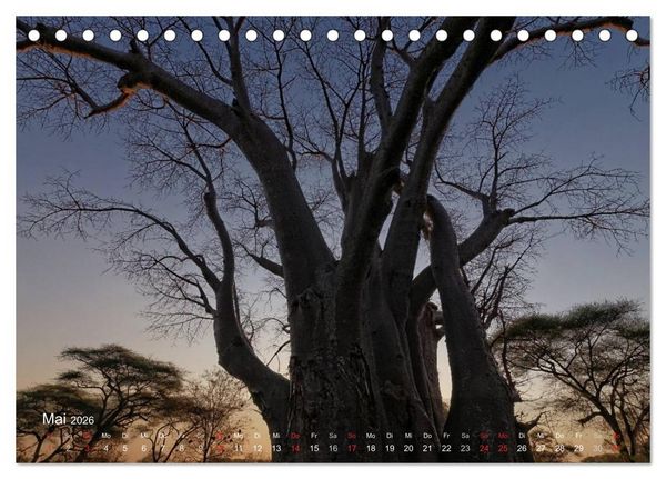 Produktbild: Zimbabwe (Tischkalender 2026 DIN A5 quer), CALVENDO Monatskalender