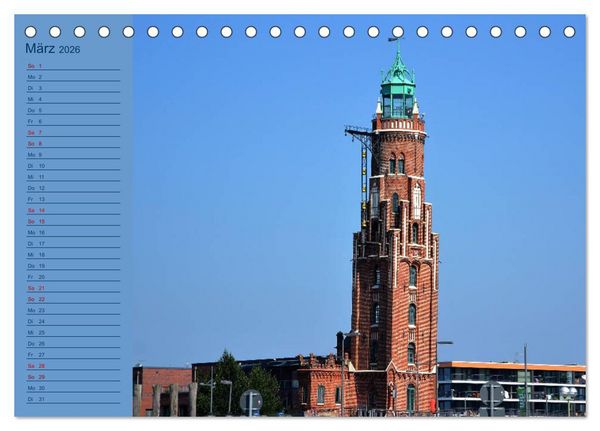 Produktbild: BREMERHAVEN - 2026 (Tischkalender 2026 DIN A5 quer), CALVENDO Monatskalender