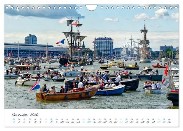 Produktbild: SAIL Amsterdam (Wandkalender 2026 DIN A4 quer), CALVENDO Monatskalender