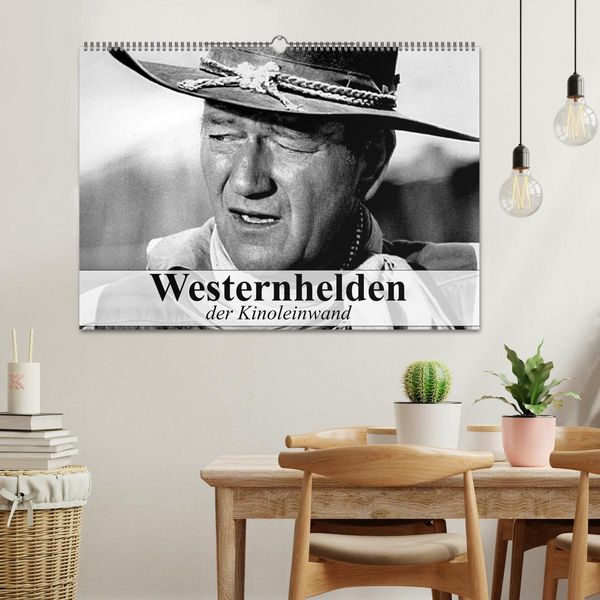 Produktbild: Westernhelden der Kinoleinwand (Wandkalender 2026 DIN A2 quer), CALVENDO Monatskalender