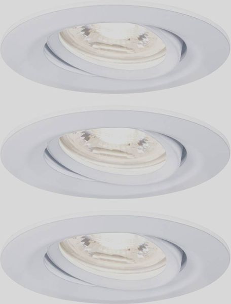 Paulmann 94293 EBL Nova mini Coin LED-Einbauleuchte 3er Set 4W Weiß