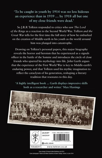 Produktbild: Tolkien and the Great War