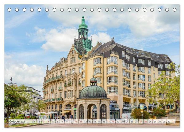 Produktbild: Wiesbaden Impressionen (Tischkalender 2026 DIN A5 quer), CALVENDO Monatskalender