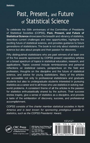 Produktbild: Past, Present, and Future of Statistical Science