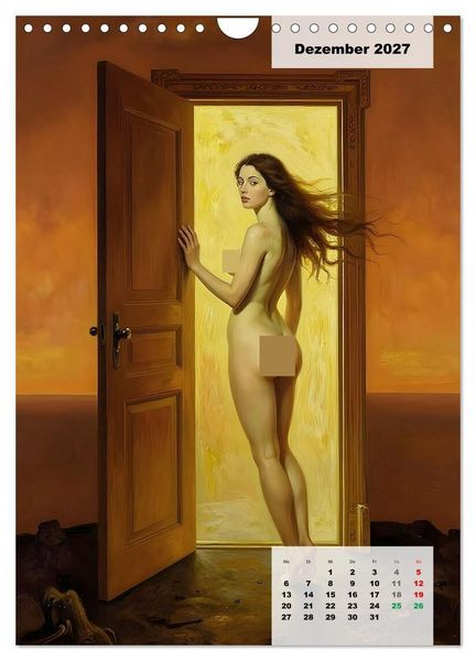 Produktbild: Entbl&ouml;&szlig;te Epochen &ndash; Surrealismus (Wandkalender 2027 DIN A4 hoch), CALVENDO Monatskalender
