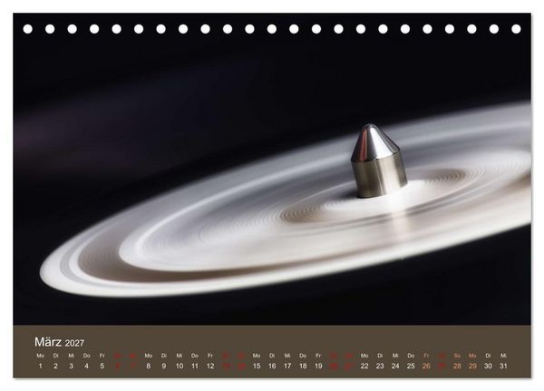 Produktbild: Vinyl im Fokus (Tischkalender 2027 DIN A5 quer), CALVENDO Monatskalender