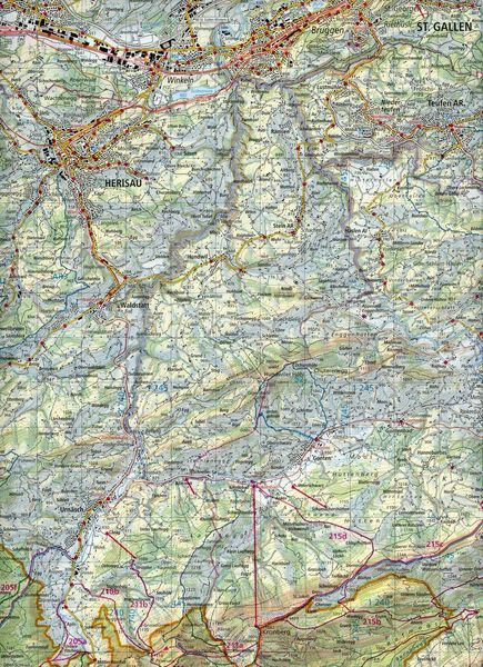 Produktbild: Swisstopo 1 : 50 000 Appenzell Ski