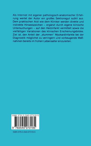 Produktbild: Der &bdquo;stumme&ldquo; Myokardinfarkt