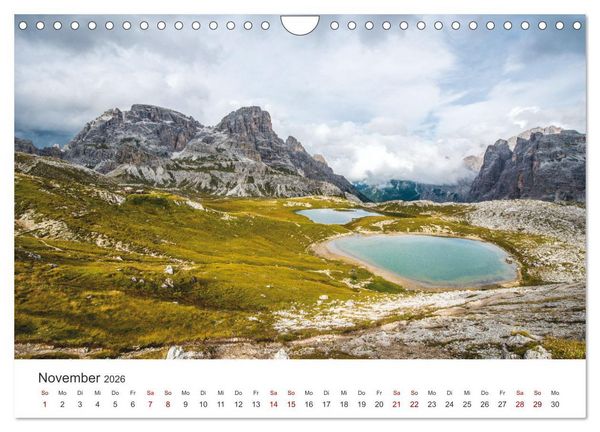 Produktbild: Alpensee - Wunder der Natur (Wandkalender 2026 DIN A4 quer), CALVENDO Monatskalender