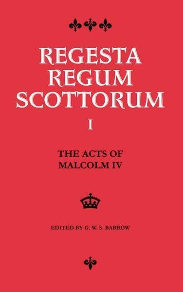 Produktbild: Acts of Malcolm IV (1153-1165)