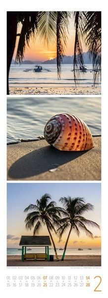 Produktbild: BeachTime Triplet-Kalender 2027 | Sonne, Sand & Meer
