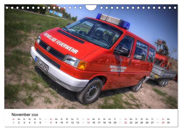 Produktbild: Feuerwehr im Bernburger Land (Wandkalender 2026 DIN A4 quer), CALVENDO Monatskalender