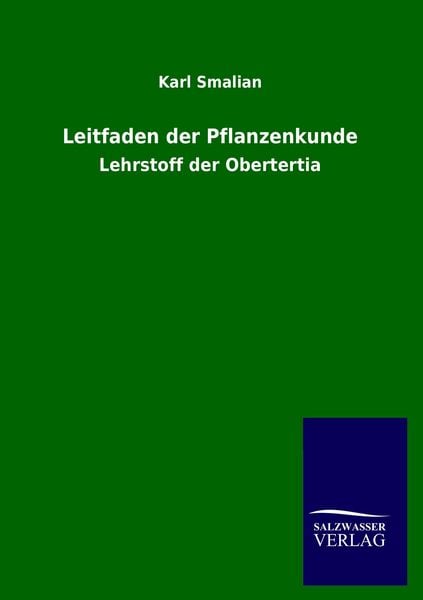 Produktbild: Leitfaden der Pflanzenkunde