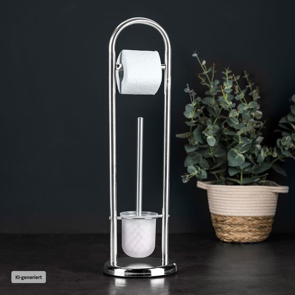 Produktbild: HTI-Living WC Garnitur Edelstahl WC Garnitur Edelstahl