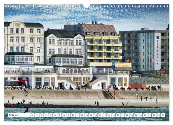 Produktbild: Verliebt in Borkum (Wandkalender 2027 DIN A3 quer), CALVENDO Monatskalender