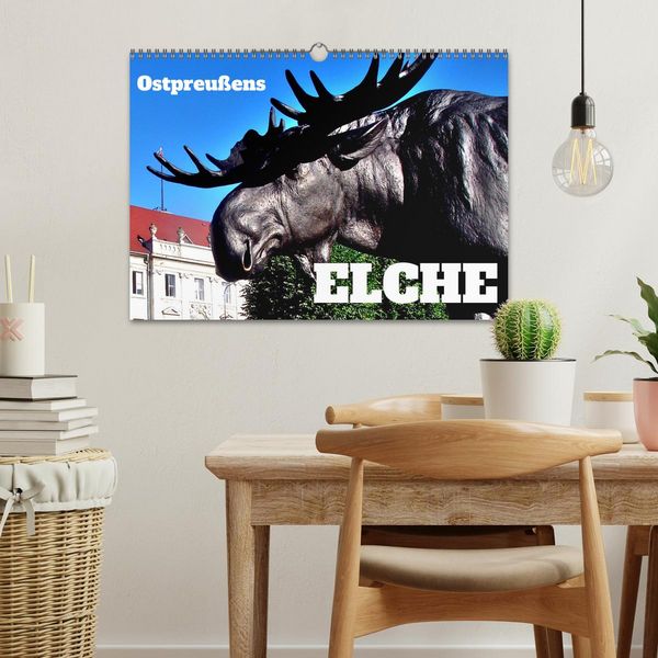 Produktbild: Ostpreu&szlig;ens Elche (Wandkalender 2026 DIN A3 quer), CALVENDO Monatskalender