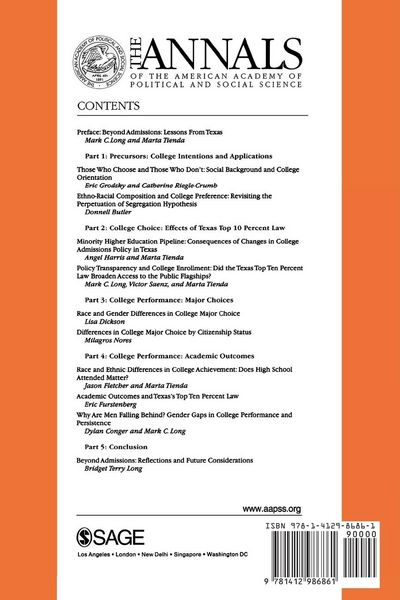 Produktbild: Beyond Admissions: Re-Thinking College Opportunities and Outcomes