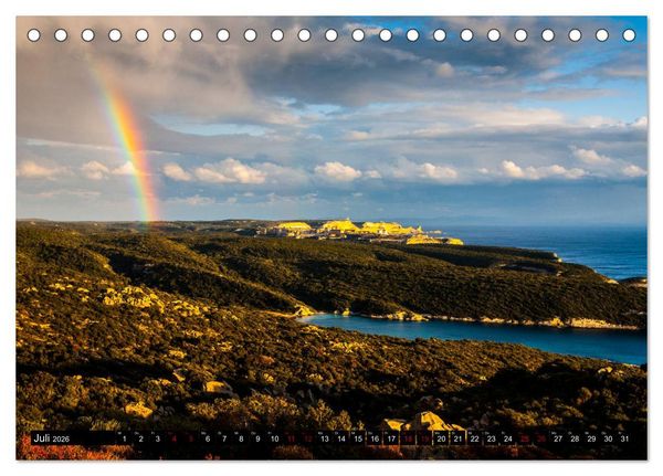 Produktbild: Bonifacio. Korsika (Tischkalender 2026 DIN A5 quer), CALVENDO Monatskalender
