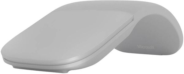 Microsoft Surface Arc Mouse Maus Bluetooth® Optisch Platin-Grau 2 Tasten 1000 dpi