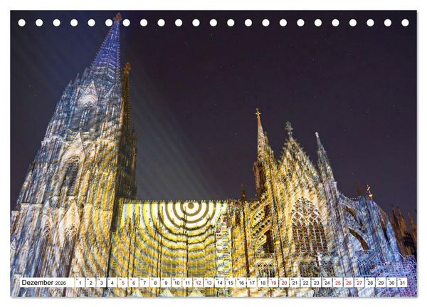 Produktbild: K&ouml;ln - Facetten einer Stadt (Tischkalender 2026 DIN A5 quer), CALVENDO Monatskalender