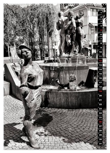 Produktbild: Ein Blick auf Bad Wildungen (Wandkalender 2026 DIN A2 hoch), CALVENDO Monatskalender