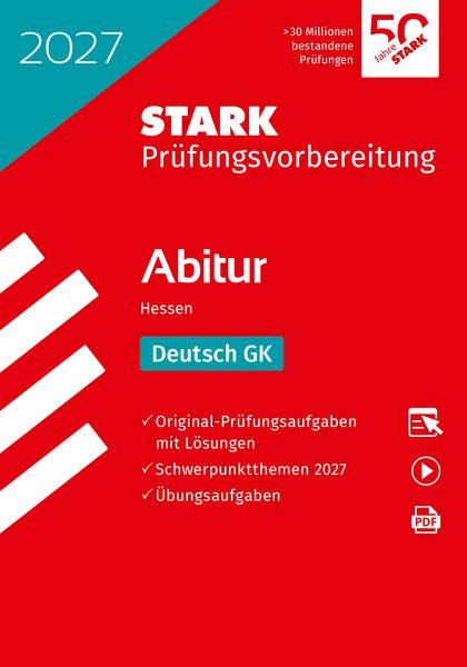 Produktbild: STARK Deutsch GK - Abitur 2027 Hessen - Pr&uuml;fungsvorbereitung
