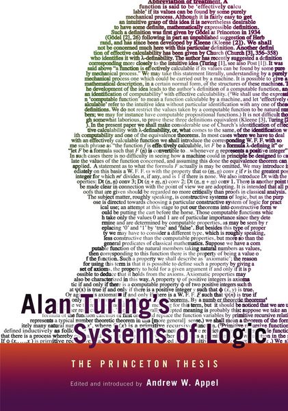 Produktbild: Alan Turing's Systems of Logic