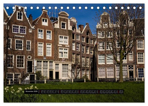 Produktbild: Amsterdam - Impressionen aus dem Grachtengordel (Tischkalender 2026 DIN A5 quer), CALVENDO Monatskalender