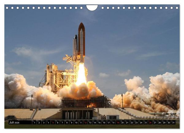 Produktbild: Space Shuttle. Impressionen aus der Raumfahrt (Wandkalender 2026 DIN A4 quer), CALVENDO Monatskalender