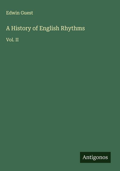 Produktbild: A History of English Rhythms