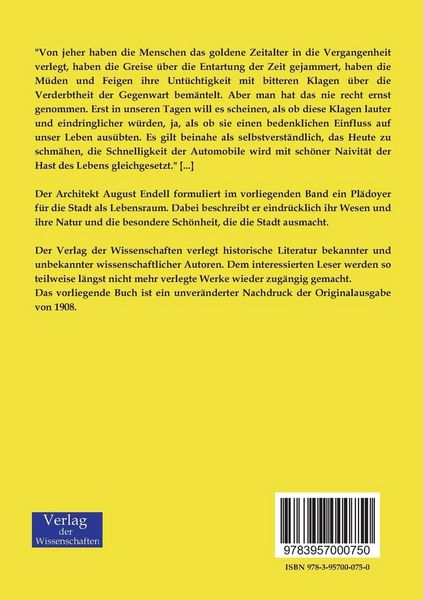 Produktbild: Die Sch&ouml;nheit der gro&szlig;en Stadt