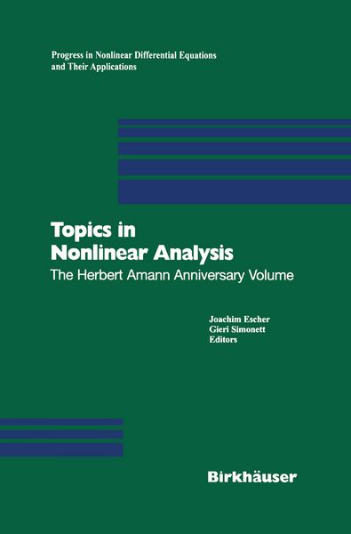 Produktbild: Topics in Nonlinear Analysis