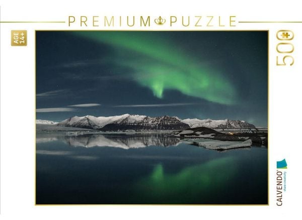 CALVENDO Puzzle Jökulsarlon Gletscherbucht (Südisland) | 500 Teile Lege-Größe 48 × 36 cm Foto-Puzzle für Erwachsene