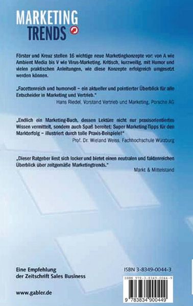 Produktbild: Marketing-Trends