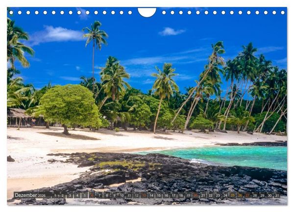 Produktbild: Samoa und Fidschi (Wandkalender 2026 DIN A4 quer), CALVENDO Monatskalender