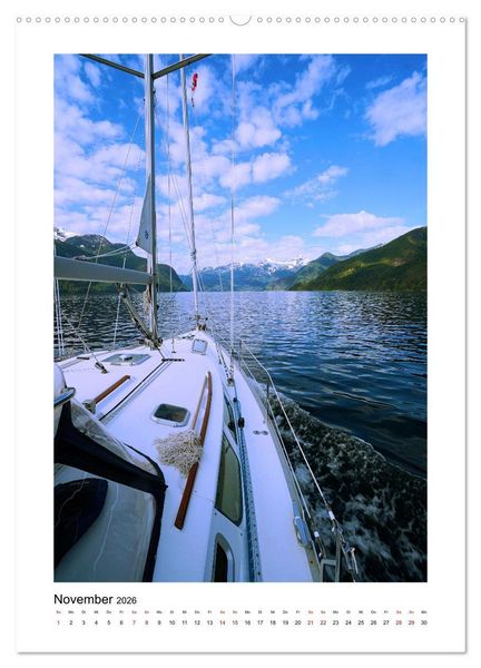 Produktbild: Segeln - auf Kurs (hochwertiger Premium Wandkalender 2026 DIN A2 hoch), Kunstdruck in Hochglanz
