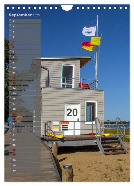 Produktbild: Ostsee Tour Deutschland - maritime Highlights (Wandkalender 2026 DIN A4 hoch), CALVENDO Monatskalender