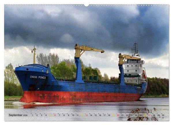 Produktbild: Transportschiffe Giganten der Meere (Wandkalender 2026 DIN A2 quer), CALVENDO Monatskalender